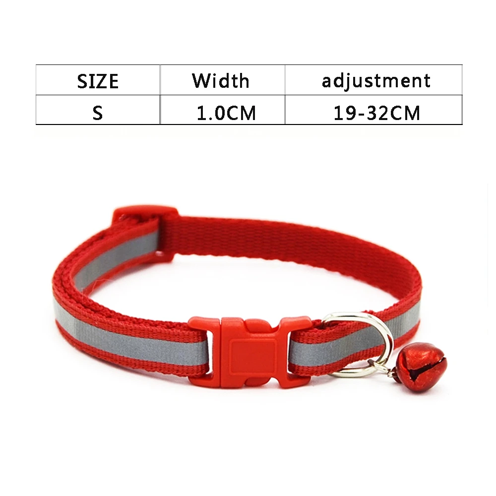 Ошейник для кошек с колокольчиками ошейник собак щенков Регулируемый котят