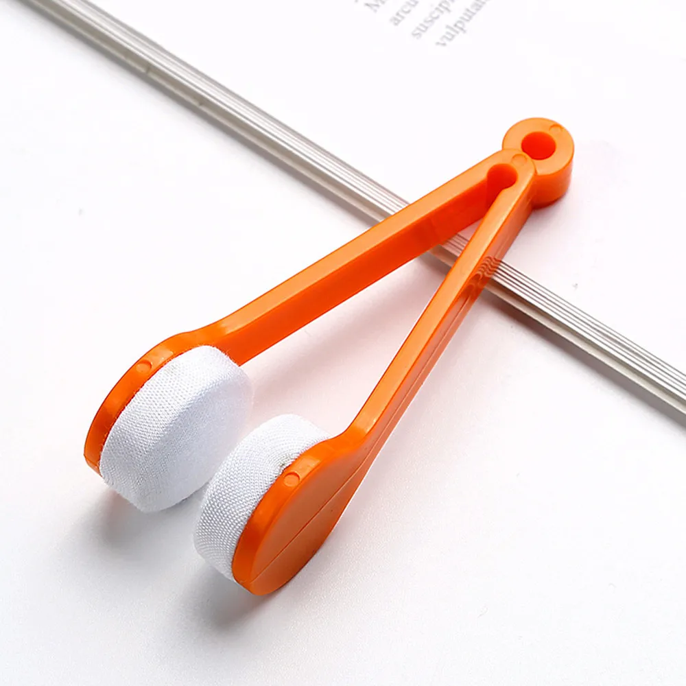 Mini Sun Eyeglass Microfiber Spectacles Cleaner Brush Cleaning Tool Spectacle Glasses Clean Wipe Random Color | Дом и сад