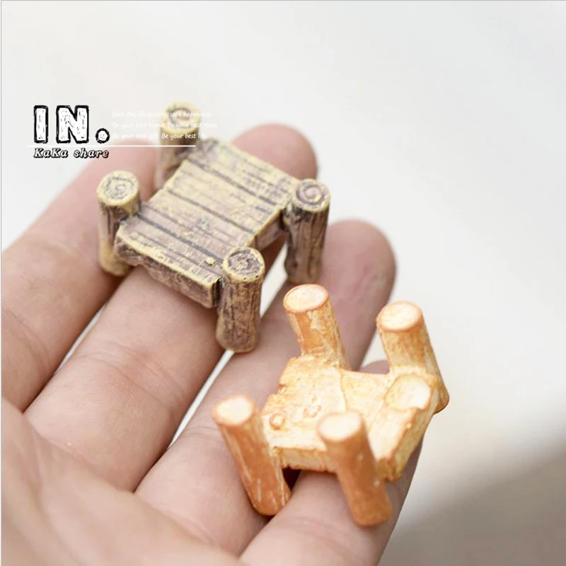 Полимерная винтажная маленькая мостовая фигурка для террариума статуя микро