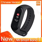 Смарт-браслет Xiaomi Mi Band 4, 2019 оригинал, новейшая музыка, пульсометр, фитнес-трекер, 0,95 дюйма, цветной AMOLED-экран, BT 5,0