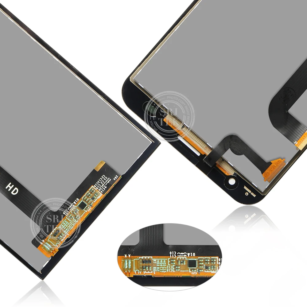 ЖК дисплей 5 дюйма 1280x720 для ASUS Zenfone 2 Laser ZE550KL сенсорный экран дигитайзер с рамкой