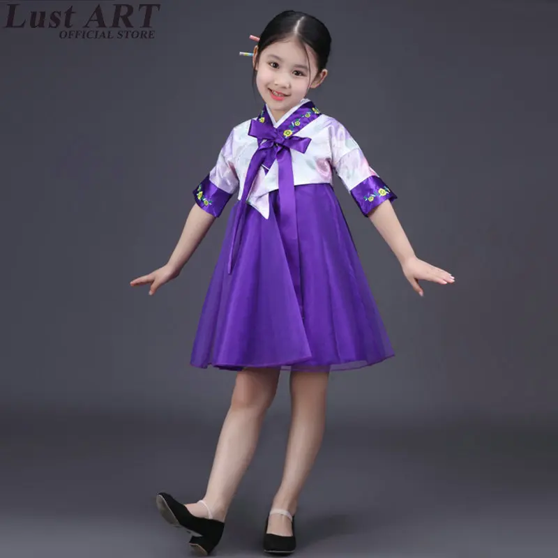 Детское корейское Новое дизайнерское платье hanbok для девочек корейский магазин