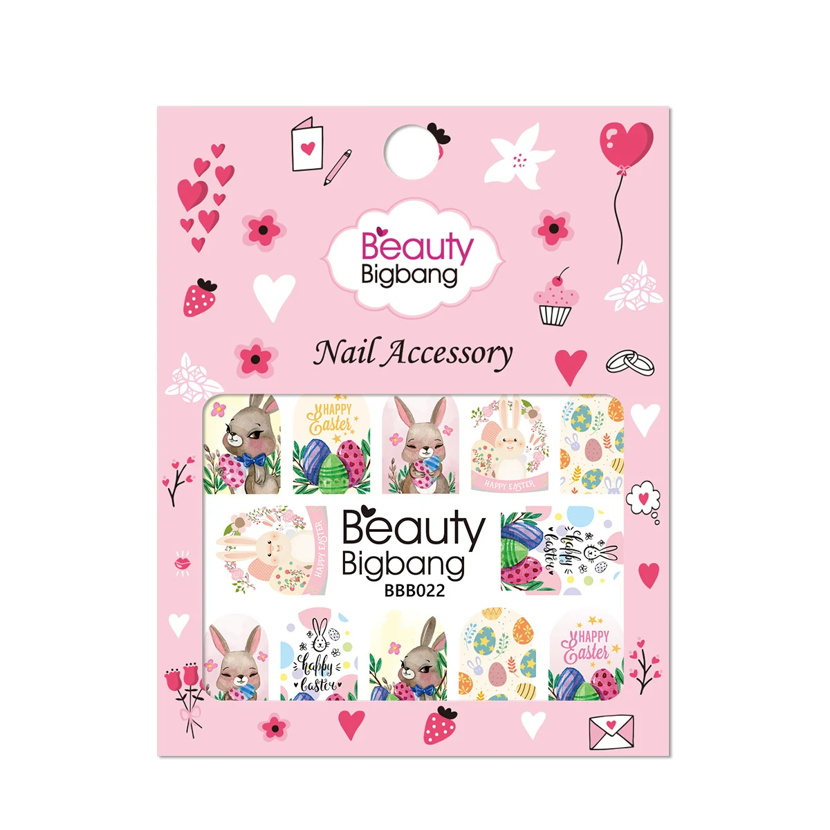 BEAUTYBIGBANG полоса точка наклейка с цветком для ногтей на воде наклейки-Слайдеры для ногтей черный и белый стиль ногтей украшения