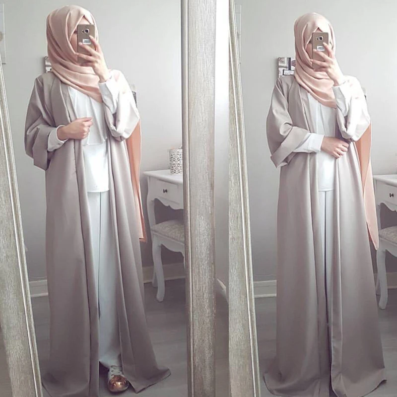 Женский халат Caftan Abaya Дубайский кардиган мусульманский хиджаб платье женское
