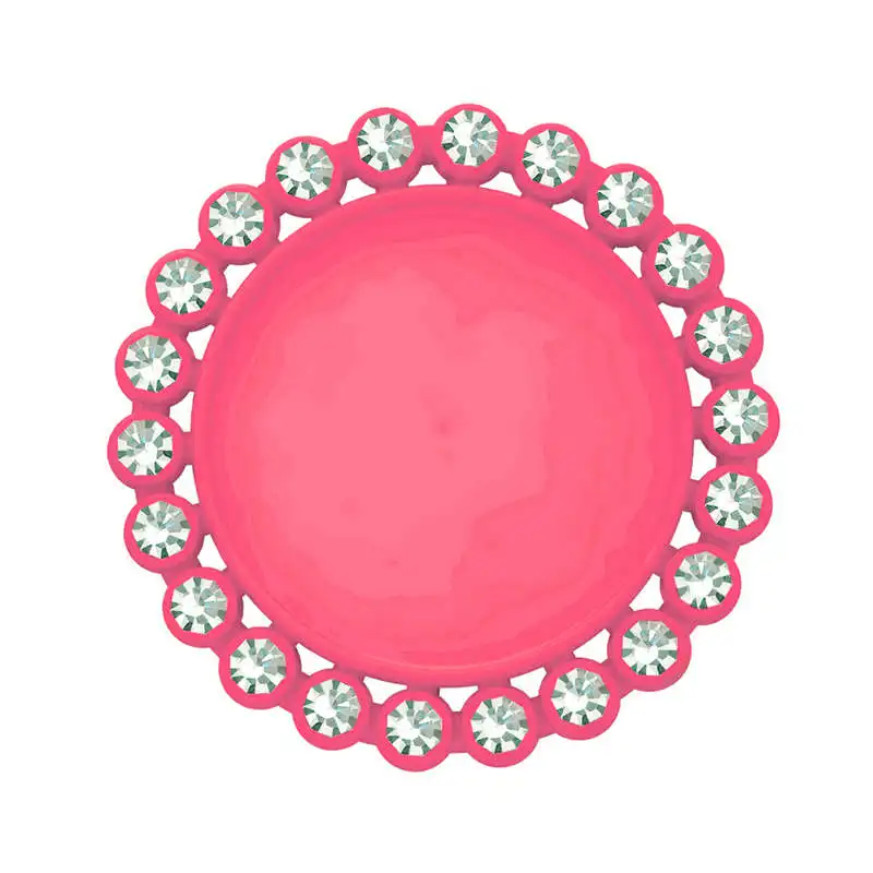 6 coral pink 25 мм Стразы Кнопки лоток крышка бутылки Настройка крышки для сиденья для кабошонов Камея 100 шт BTN-5654 - Цвет: 6 coral pink