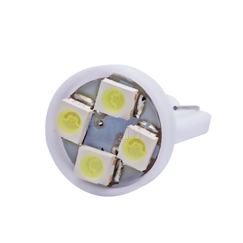 Автомобисветодиодный Светодиодная лампа 100X T10 194 W5W t10 4LED smd 1210 3528