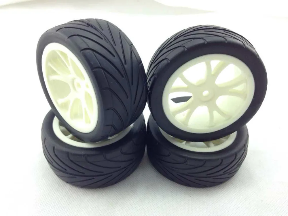 1/10 SCALE NITRO/ELECTRIC BUGGY WHEELS+TIRES(4) HEX 12MM HSP REDCAT FS LOSI KYOSHO HPI WR8 Flux Ken Block | Игрушки и хобби