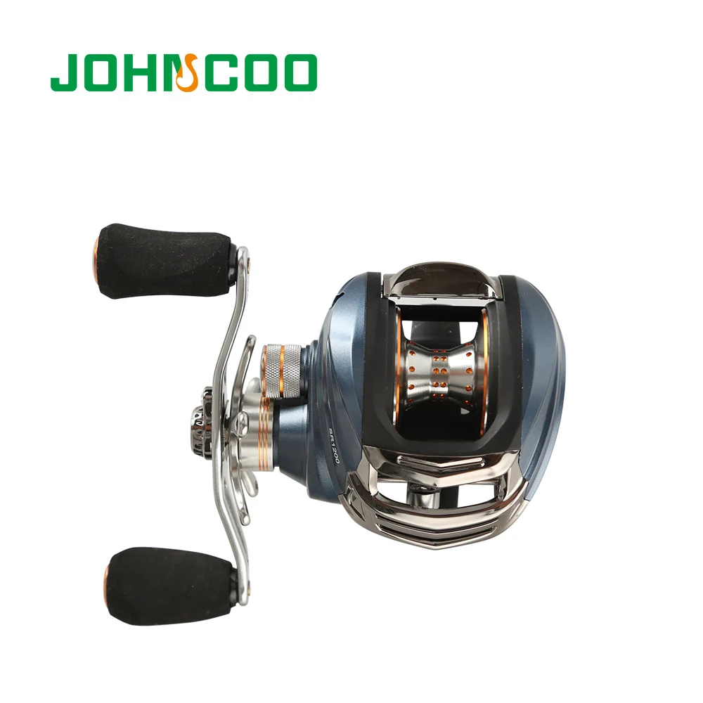 Катушка для ловли приманки JOHNCOO 9 + 1BB 6 3: 1 Магнитная Тормозная система мягкая