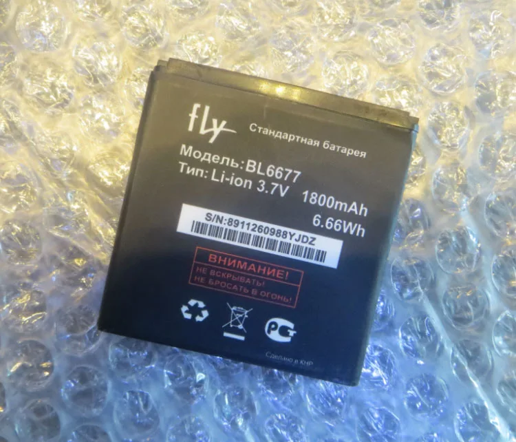 Высокое качество для FLY BL6677 новый мобильный телефон оригинальный литиевый