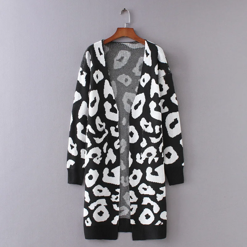 Фото women cardigans 2018 new fashion sexy slim leopard striped long sweaters autumn casual knitted coat female winter women cardigans 2018 new fashion sexy slim leopard striped long sweaters autumn casual knitted coat female winter