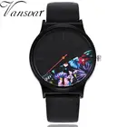 Женские часы, Relogio Feminino Reloj Mujer, уникальный дизайн, vansvar, брендовые кварцевые часы с кожаным ремешком, подарок для влюбленных, 2018 # C