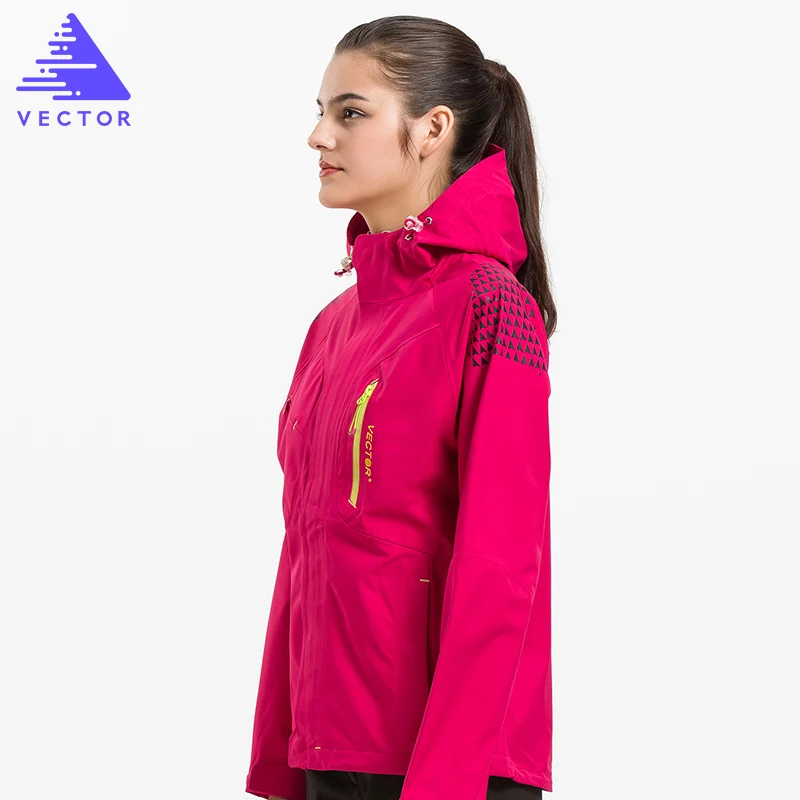 VECTOR Outdoor Jacket Women Windproof Waterproof Female Camping Hiking Jackets Rain Windstopper Windbreaker 60021|hiking jackets|waterproof