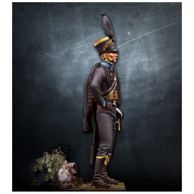 Неокрашенный комплект 1/24 75 мм миниатюрный для гаража Hussar влагалища из