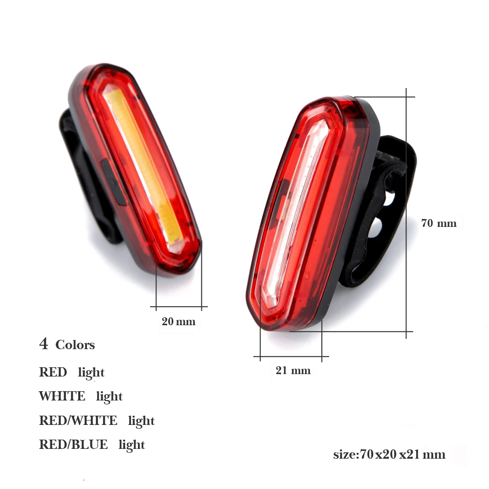 120lm USB Перезаряжаемые светодиодный Велосипедные фары велосипед Подседельный
