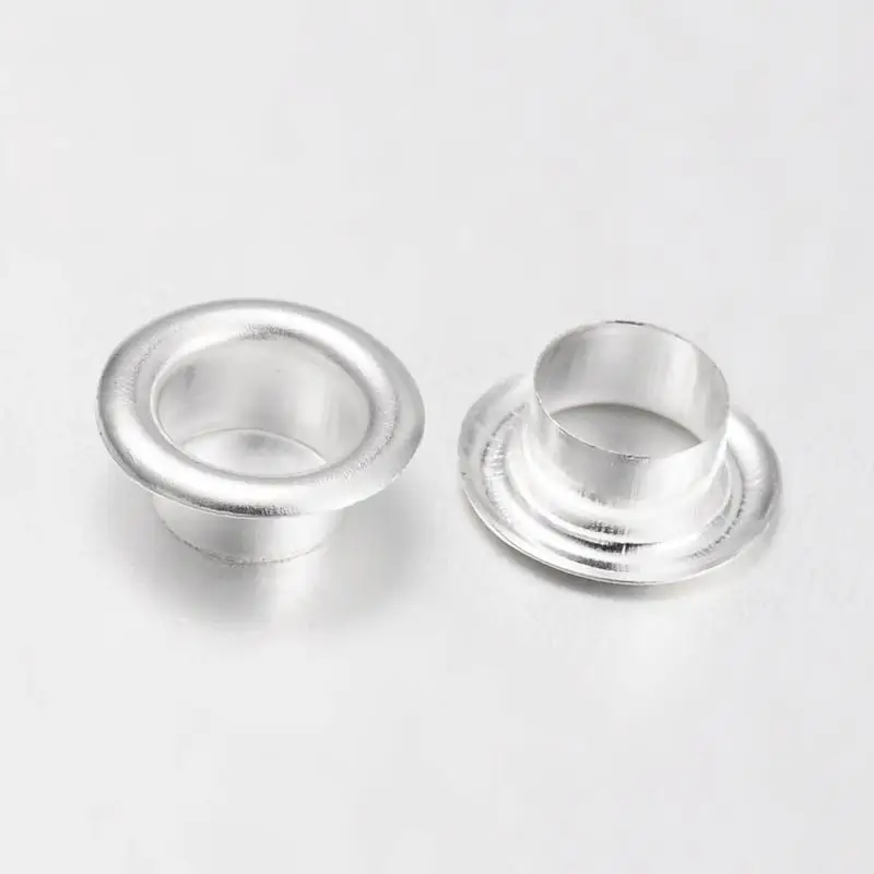 

2000pcs Silver Color European Style Brass Core Grommet for Large Hole Beads Bead Caps for Jewelry Making DIY Accessories Finding