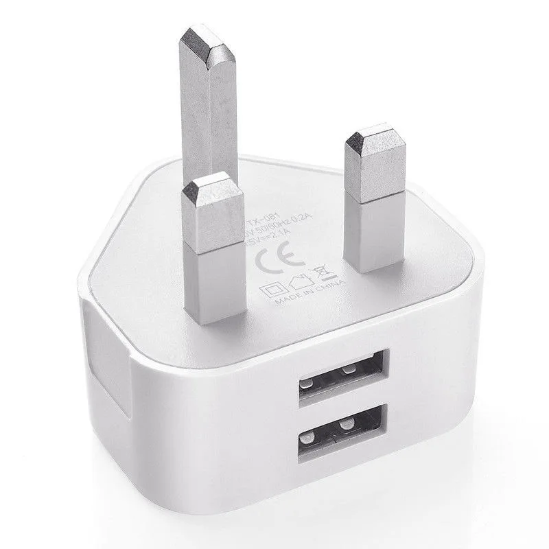 Universal 1/2/3-Port USB UK Plug 3 Pin Wall Charger Adapter with 1/2/3 Ports Travel Charging for Phone iPad | Мобильные телефоны и