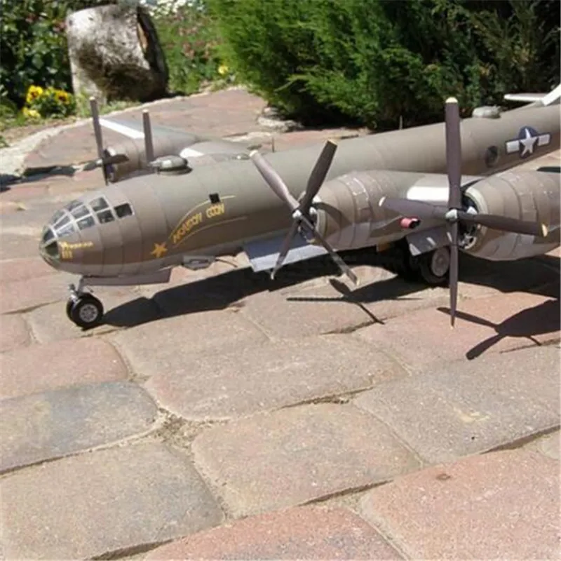 1:47 DIY 3D B29 Super fortress Plane Бумажная модель сборная ручная работа игра головоломка