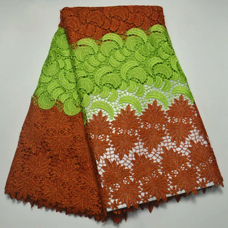 Новое поступление Африканский кружевной хлопковый шнур кружева гипюр ткани с