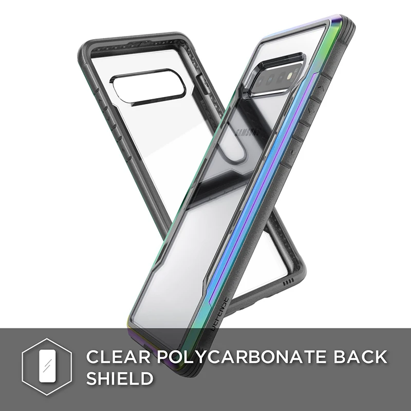X-Doria Defense Shield чехол для телефона для samsung Galaxy S10 Plus военный класс падение протестированный защитный чехол для S10e Алюминиевый Чехол