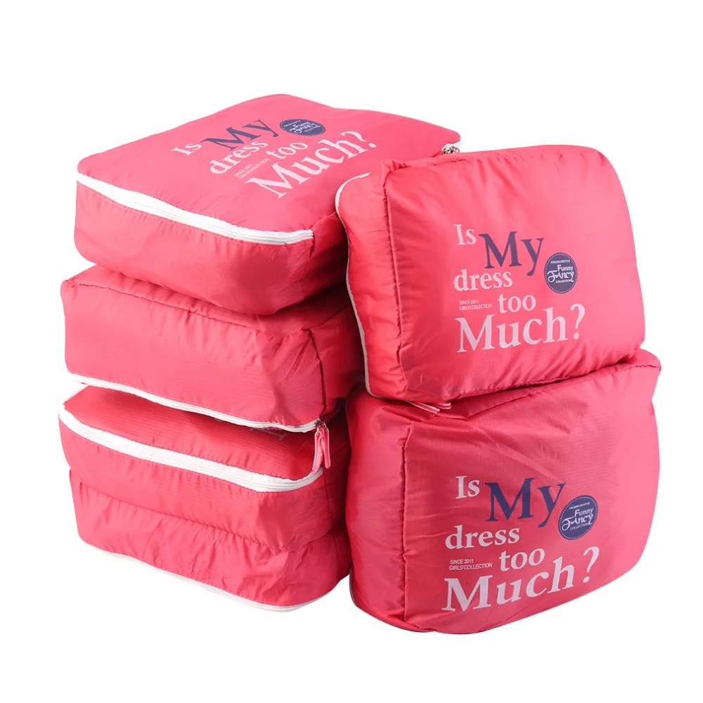 5 шт. Одежда Нижнее белье упаковка для носков куб сумка хранения дорожные