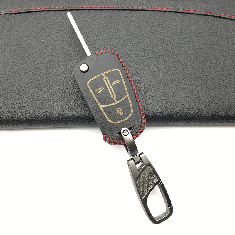 3 Buttons Leather Remote Flip Folding Key Shell Cover For Opel Astra H J G Insignia Vectra C Corsa D Zafira B Signum Vauxhall | Автомобили