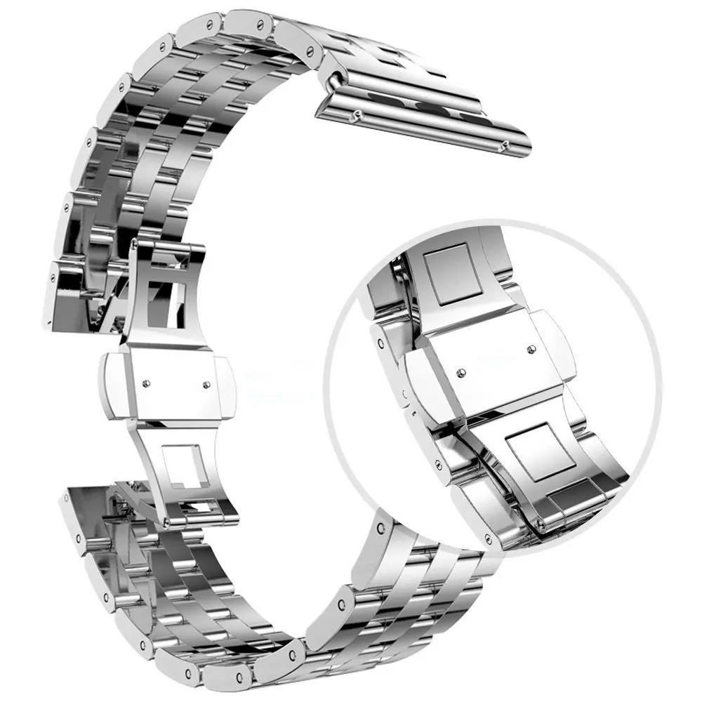 Ремешки для наручных часов из нержавеющей стали для Apple Watch ремешок ссылка серебро розовое золото черный металлический браслет 42 мм 38 мм аксессуары для iwatch