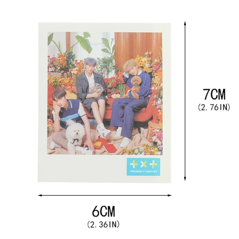 Kpop ломо карты TXT yeonjun soobin beomgyu taehyun huening KAI фотокарточек LOMO 40 шт./компл. маленькие карточки с зажимами и веревки