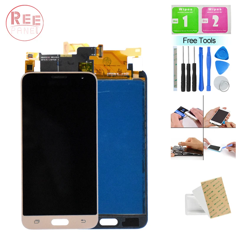 Мобильный телефон ЖК s экран для samsung Galaxy J3 2016 J320 чехол J320F дисплей сенсорный в