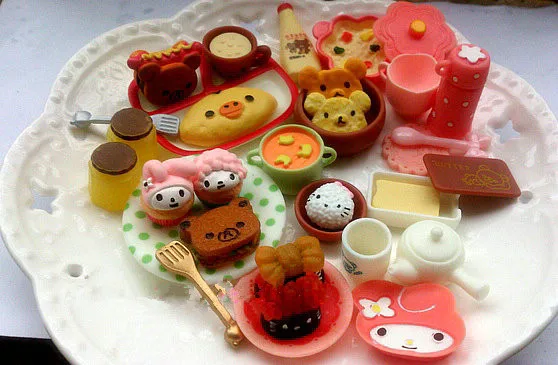 Обновленная версия милая модель кукольный домик обед питьевой украшение для