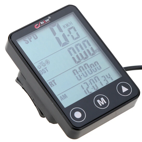 ЖК-Цифровой Водонепроницаемый Сенсорный Боты ЖК-Велосипед Компьютер Пробега