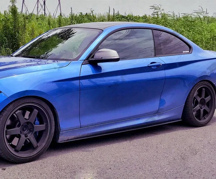 Для BMW F22 2 серии 218i 220i 225i 228i M235i M240i боковые юбки из углеродного волокна Add On 2014 + |