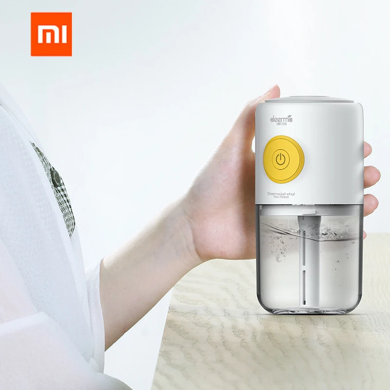 Увлажнитель воздуха xiaomi Mijia deerma Mini USB, тихий, Очищающий воздух, яркие огни, можно добавить ароматерапию для автомобиля, дома
