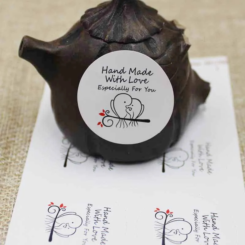 Наклейки ручной работы с надписью сделай сам Love especal для вас 2017 г. на подарок день