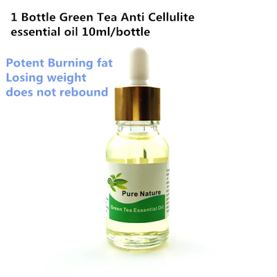 Essential oil 10ml Зеленый чай не диета похудение крем для тела, зеленый чай эфирные масла для похудения, пластырь для похудения, сжигание жира быстро 10 мл = 1 бутылка - Цвет: Essential oil 10ml