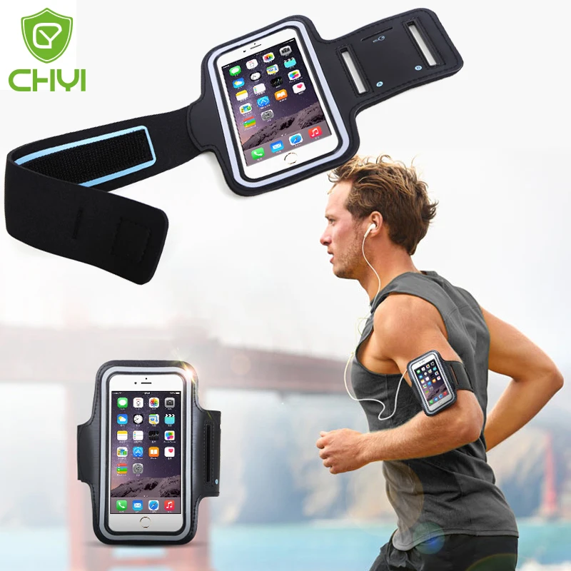 CHYI чехлы для iPhone 8 7 plus 6s 6 Чехол спортивная повязка на руку пояс чехол бега сумка