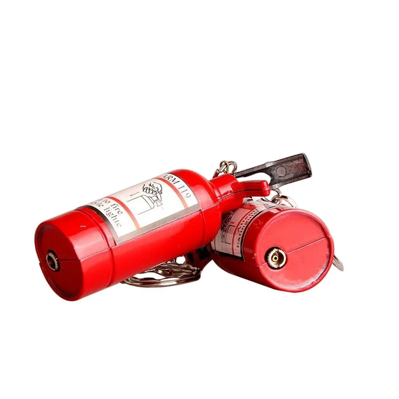 Metal Cigarette Lighter Butane Gas Lighters 2018 Fire Extinguisher Shape Kerosene Oil Gadget Gifts For Men | Дом и сад