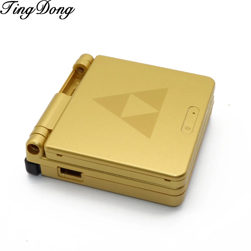 1 комплект золотистый Сменный Чехол для Gameboy Advance SP полный корпус + крышка экрана