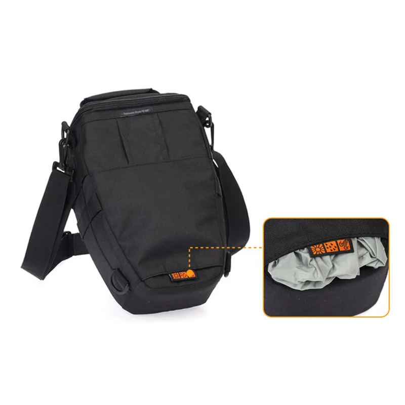 Lowepro Toploader Zoom 55 AW Цифровая зеркальная камера треугольная Наплечная Сумка дождевик портативный поясной чехол-кобура для Canon Nikon