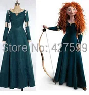 Платье принцессы храбрости Женский костюм для косплея принцессы|cosplay costume|brave