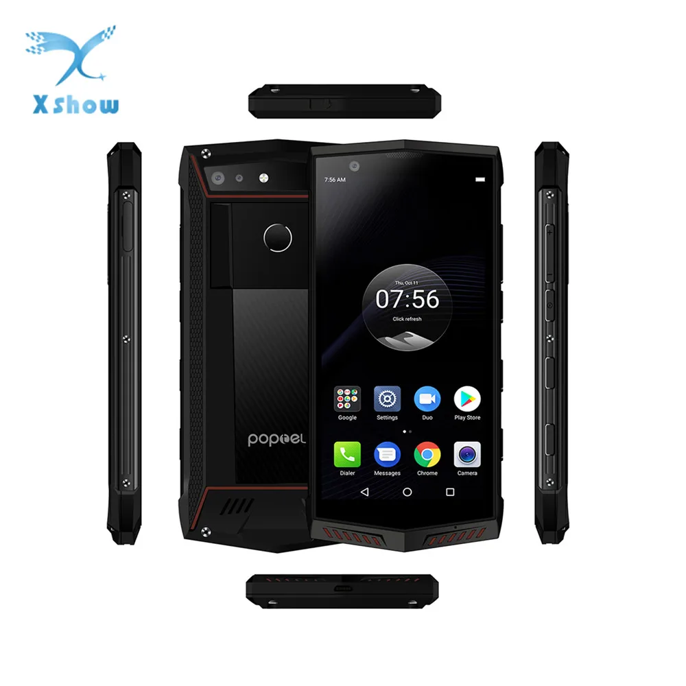 Poptel P60 смартфон с 5 7 дюймовым дисплеем ОЗУ 6 ГБ ПЗУ 128 4G 5000 мАч 16 МП|Смартфоны| |