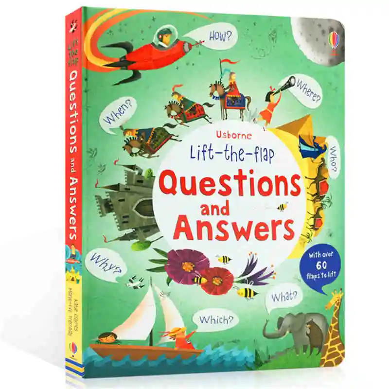 Usborne lift the flap вопросы и ответы оригинальные английские обучающие книги с