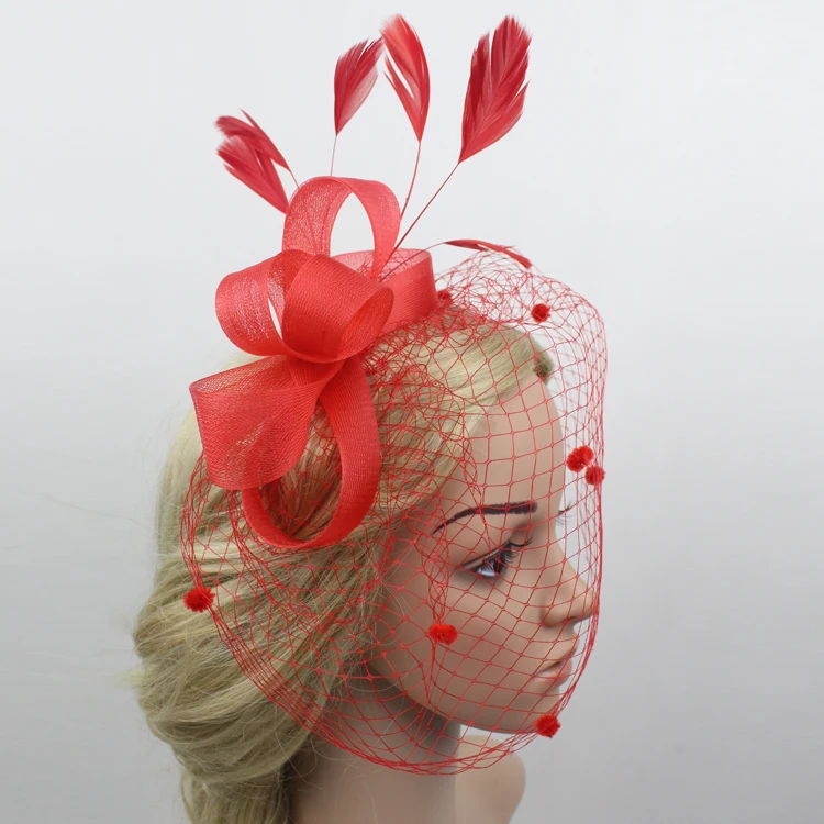Дешевые потрясающие новые белые птичьи фаты с ручной работы головы аксессуары