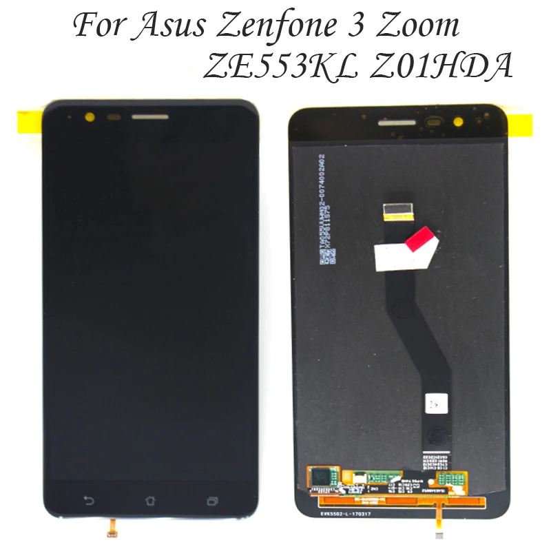 Жк-дисплей 5 дюйма для Zenfone 3 Zoom ZE553KL 1080x1920 дигитайзер замены ASUS ZE553 Z01HDA жк-сенсорный