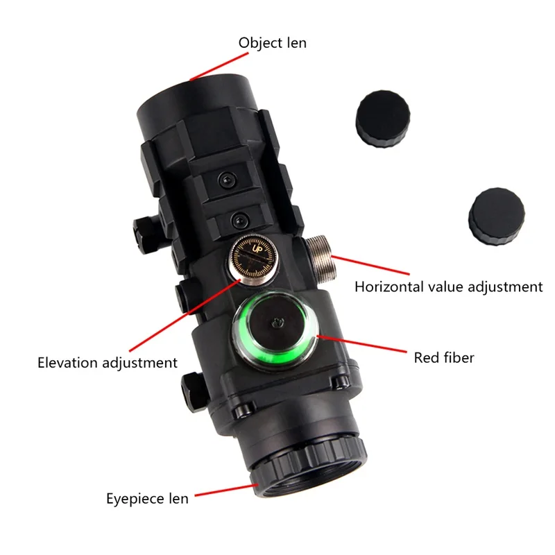 Цилиндрический компенсатор падения тактический оптический прицел 3x32 GP01