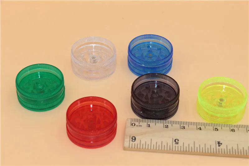 120 шт. мини пластиковая измельчитель трав табака сигарета дым ручная дробилка