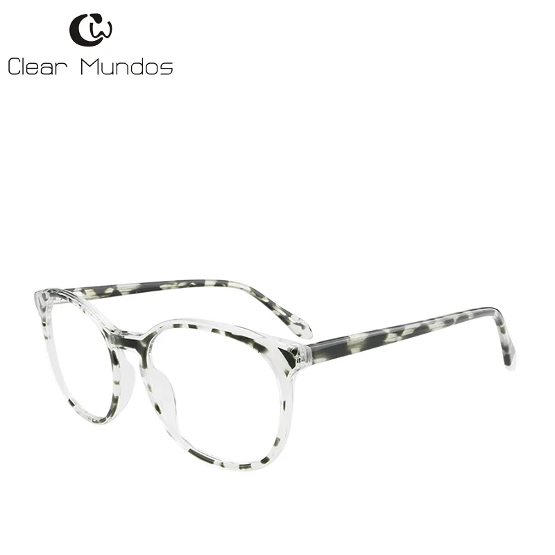 Прозрачные модные круглые женские очки MUNDOS разные цвета без рецепта твердые