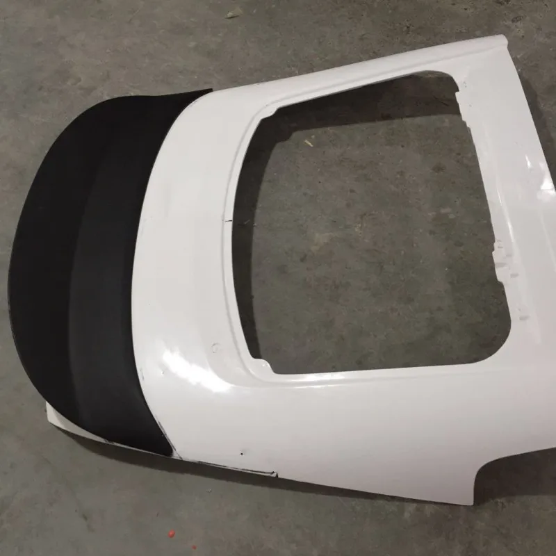 Untuk 350Z Тип N Gaya Belakang спойлер крыло(Depan Dimodifikasi Asli Bagasi) Kaca Serat
