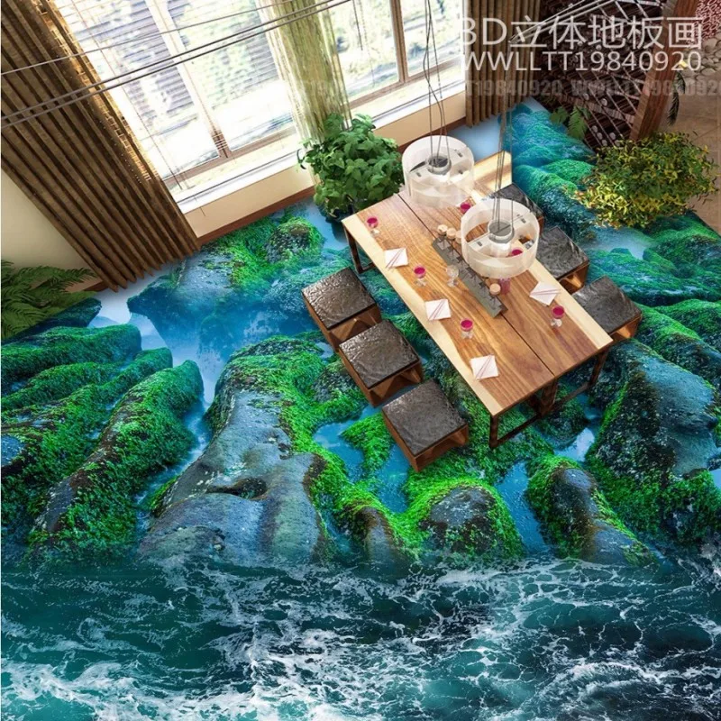 Бесплатная доставка побережье камень 3D износ Нескользящие водонепроницаемые