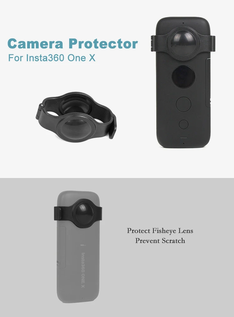 Защитная крышка для объектива «рыбий глаз» для Insta360 One X, защитный чехол для объектива камеры Insta 360 One X, аксессуары для камеры 360