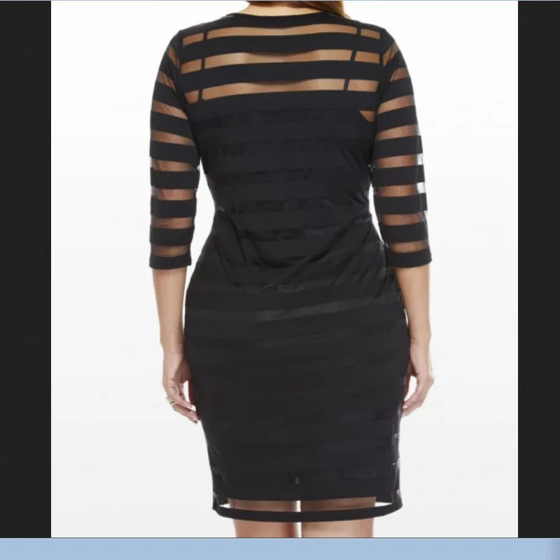 Соблазнительное платье лидер продаж модное женское Сетчатое прозрачное